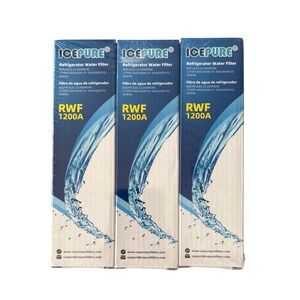 ICEPURE RWF1200A Refrigerator Water Filter 3 Pack LG LT700P Kenmore 469690